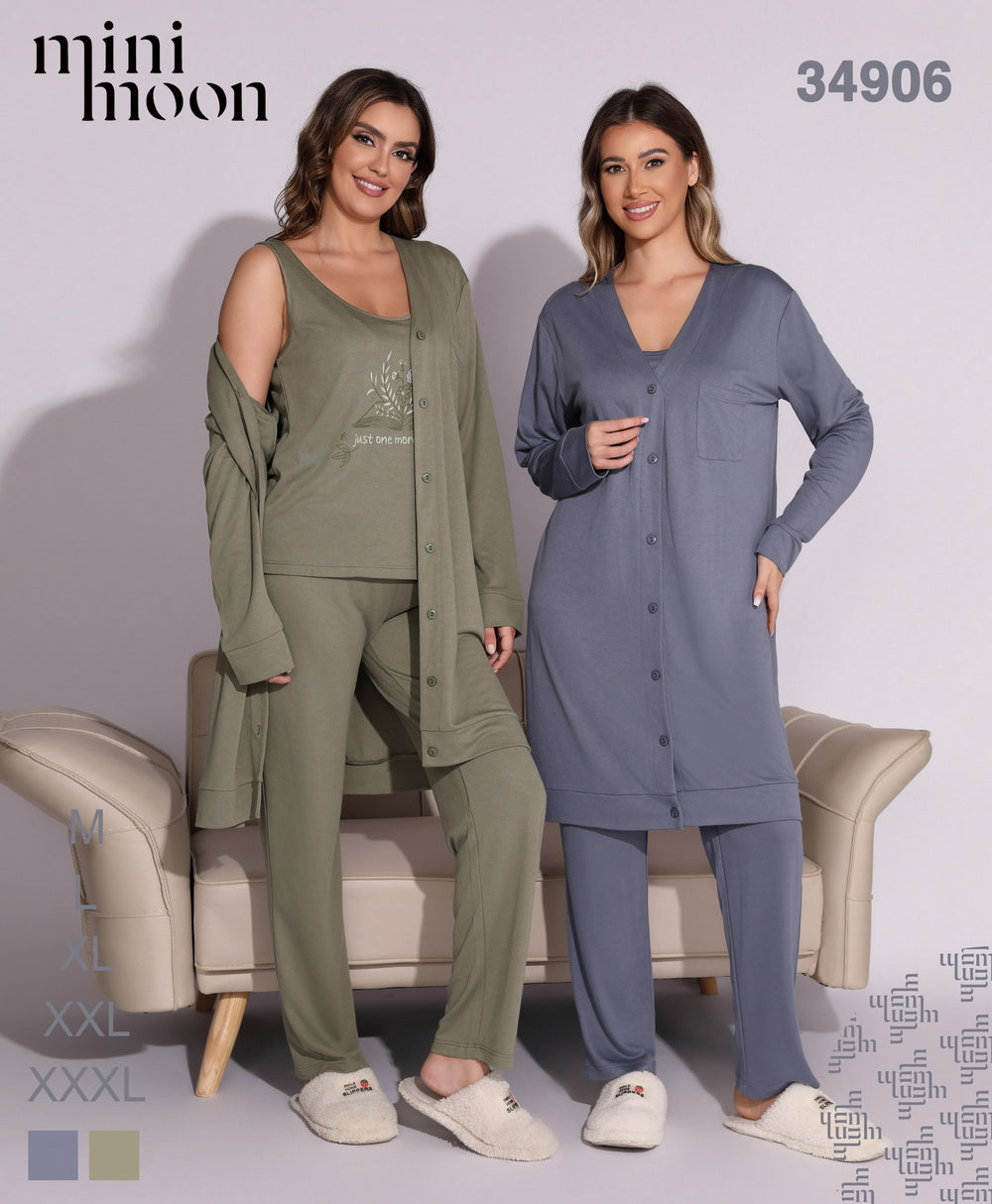 3PCS Pajamas - 34906 C4