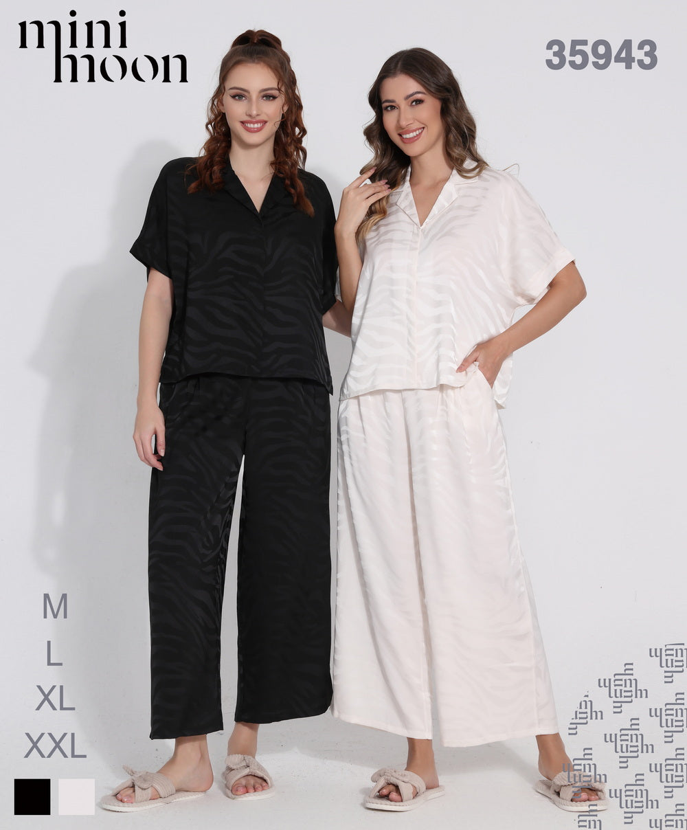 Pyjama 2pcs en Satin - 35943 F2