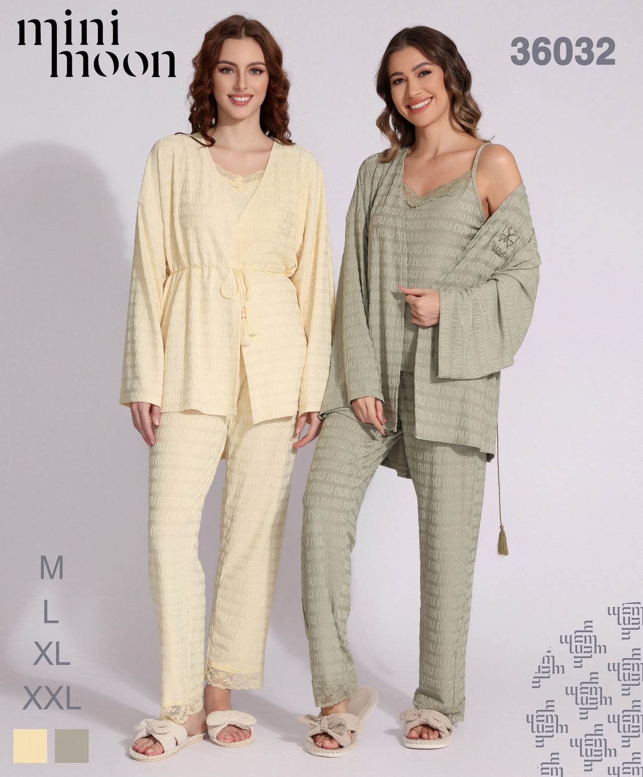 3-piece pajamas - 36032