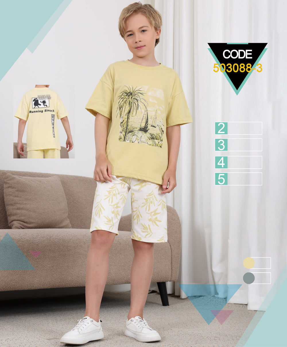 ENSEMBLE T-SHIRT ET SHORT ENFANT (2-5) - 503088-3 A8