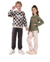 Survêtement à Capuche 2 Pièces Unisexe Enfant - Sweat + Pantalon De Jogging - 3