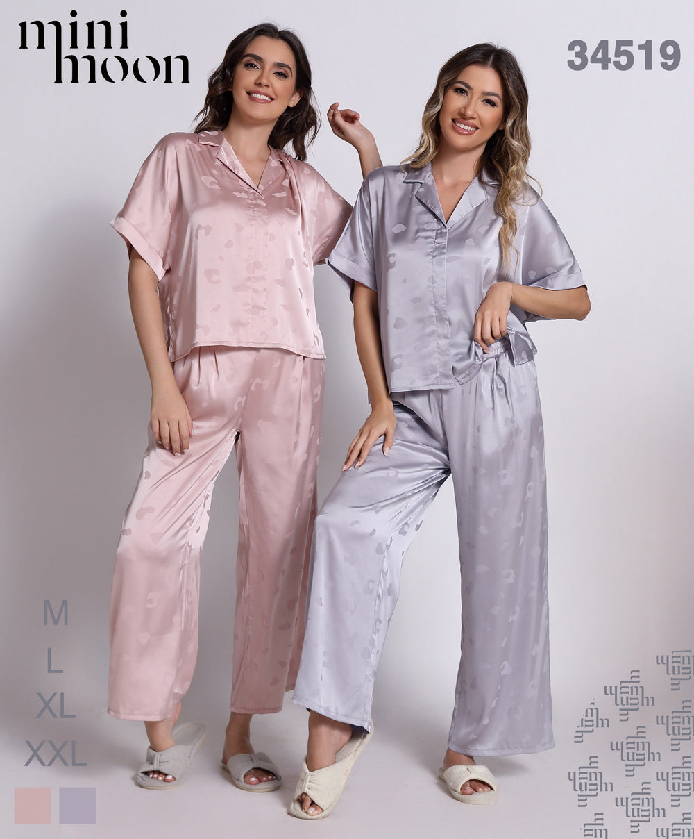 Pyjama Satin 2Pcs - 34519