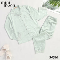 Pyjama Satin 2Pcs - 34540