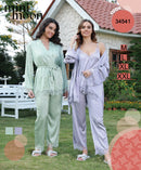 Pyjama Satin 3Pcs - 34541