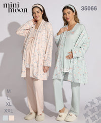 Pyjama de Grossesse 3PCS - 35066 F1