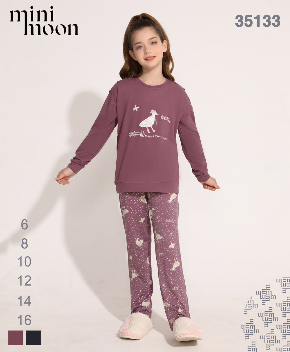 Children's pajamas 2PCS (6-16) - 35133