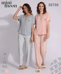 2-piece pajamas - 35756 F4