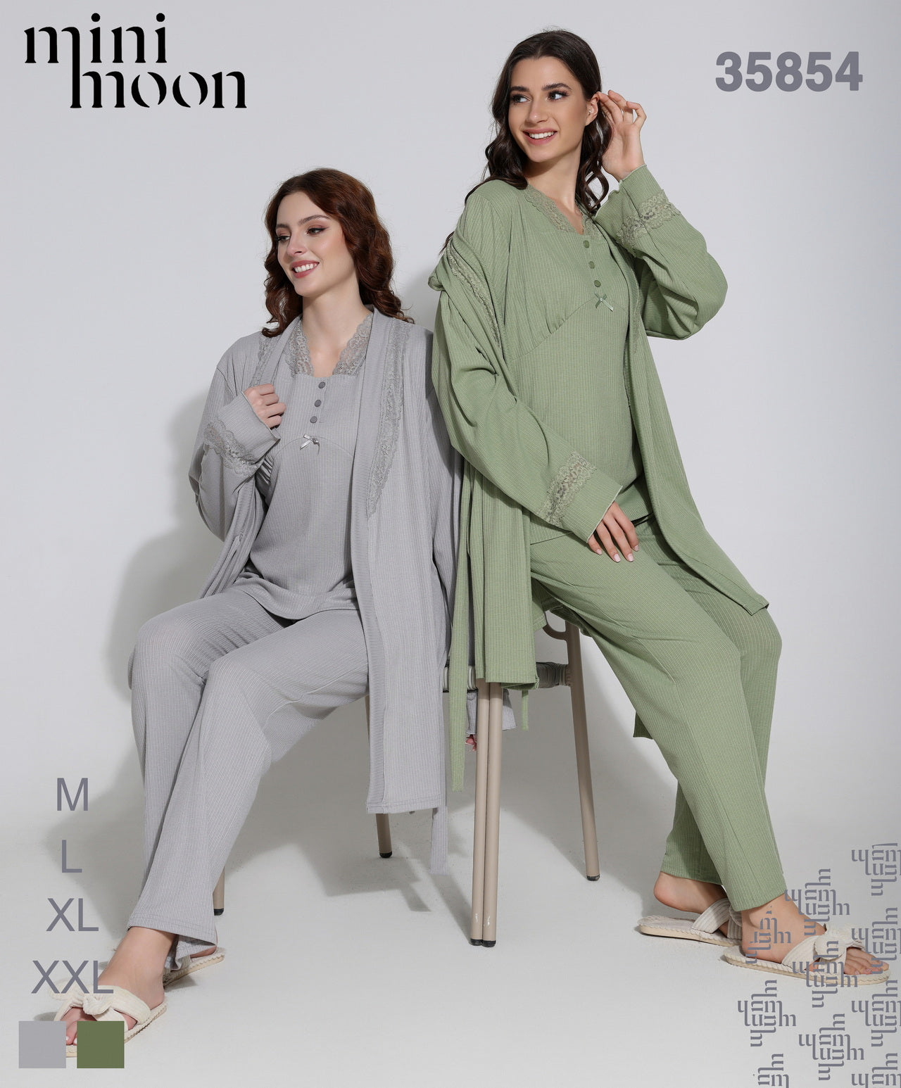 3-piece pyjama set - 35854 F2
