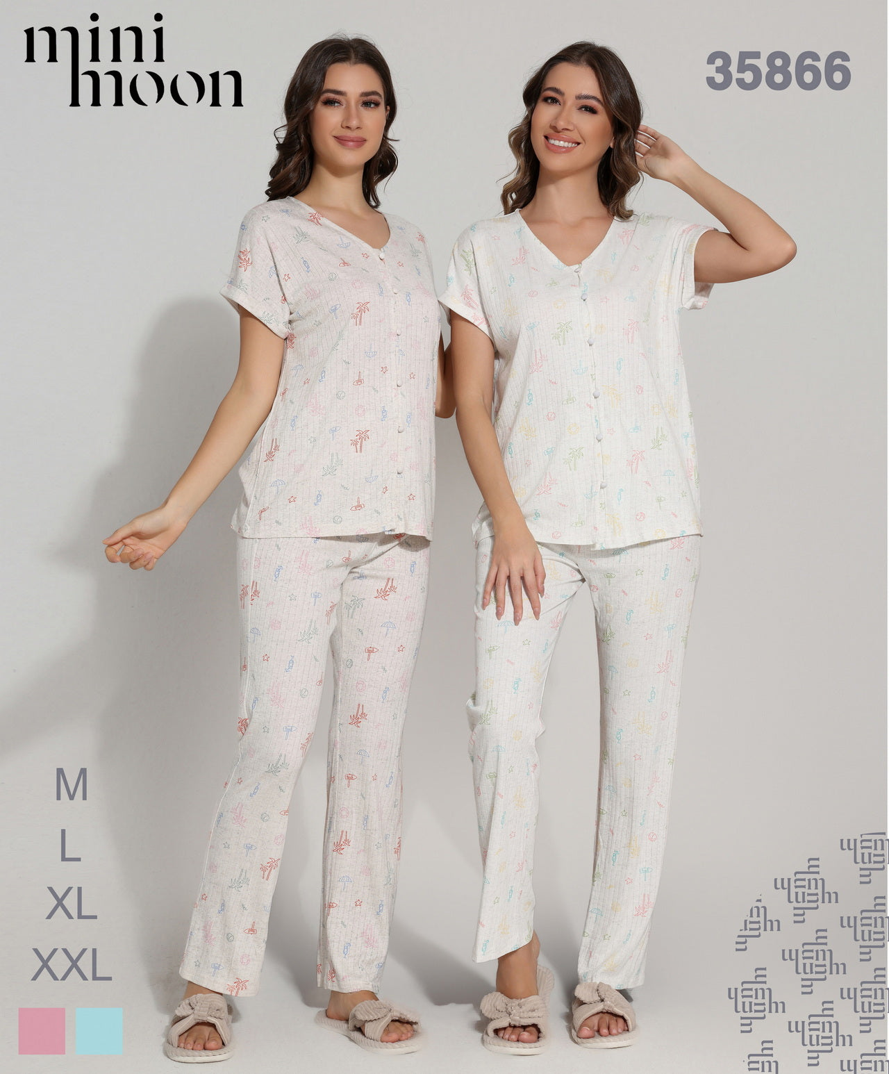 2-piece pajamas - 35866 M