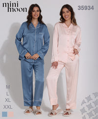 Pyjama 2pcs en Satin - 35934