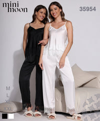 Pyjama 2pcs en Satin - 35954