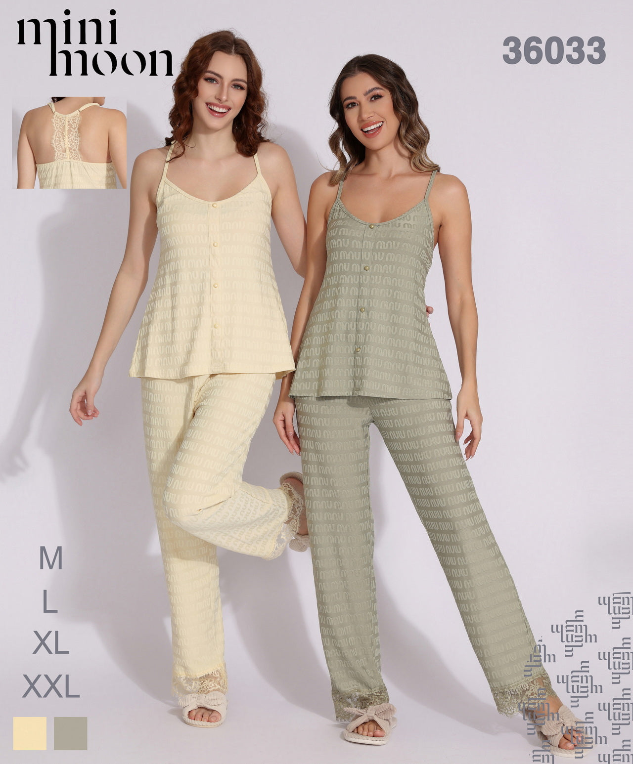 2-piece pajamas - 36033 port 3