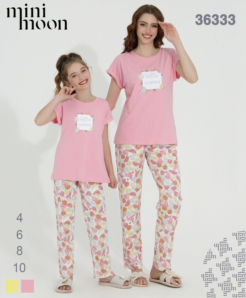 Children's pajamas 2PCS (12-18) - 35384