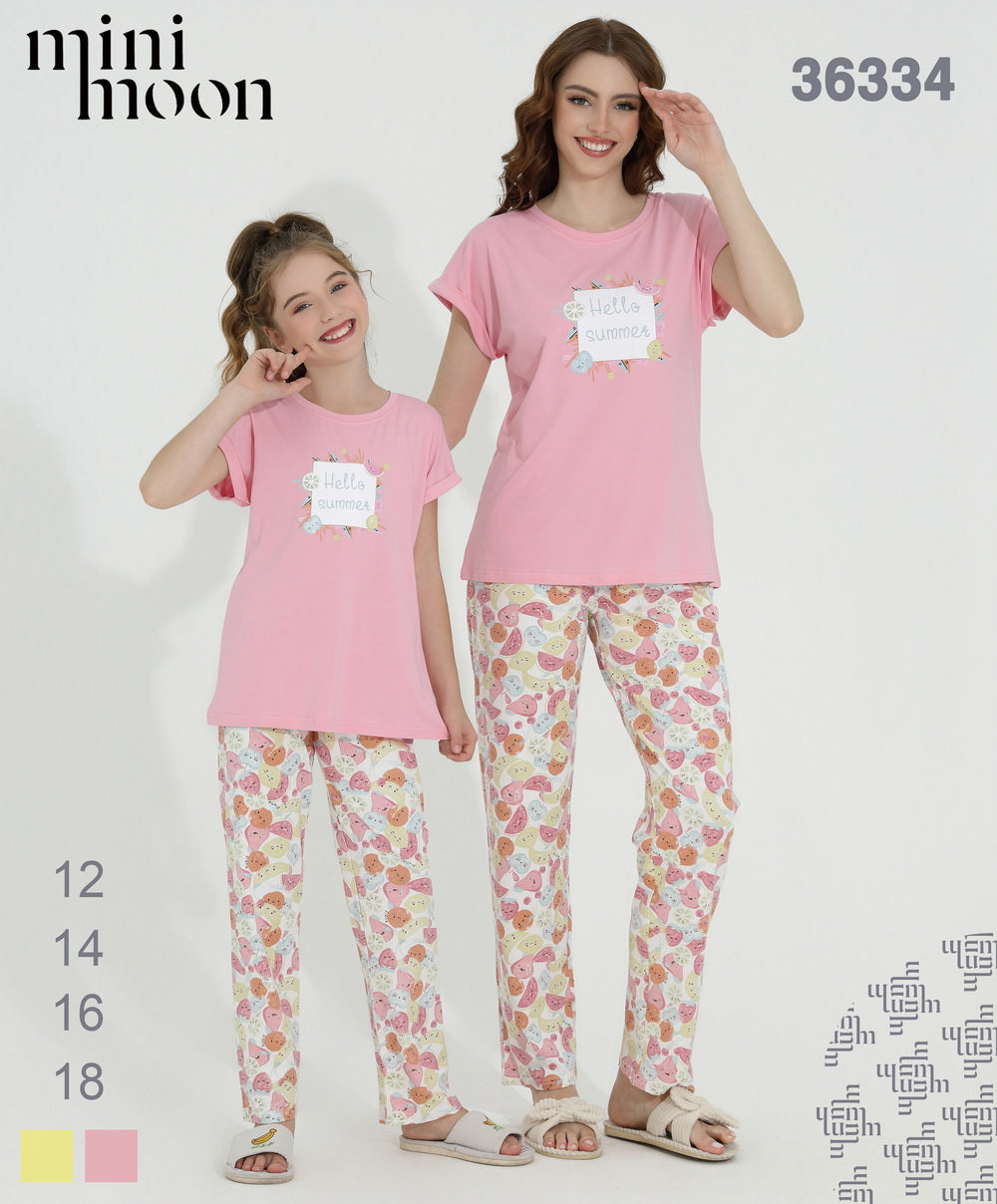 Children's pajamas 2PCS (12-18) - 35384