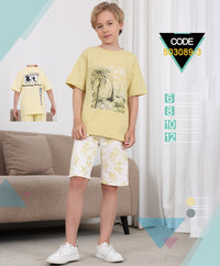 ENSEMBLE T-SHIRT ET SHORT ENFANT (6-12) - 503089-3 A8