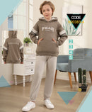 ENSEMBLE SWEAT  À CAPUCHE ET PANTALON JOGGER ENFANT- 600383-4